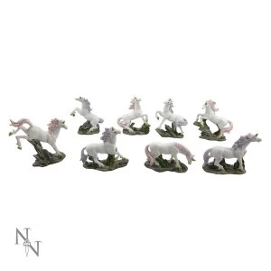 Image of Magic Woodland Pack Of 8 Unicorns Figures