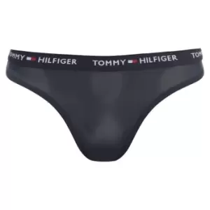 Image of Tommy Bodywear Tommy Hilfiger Mesh Thong - Blue