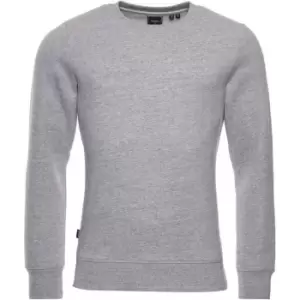 Image of Superdry Basic Crew Neck Sweatshirt - Grey