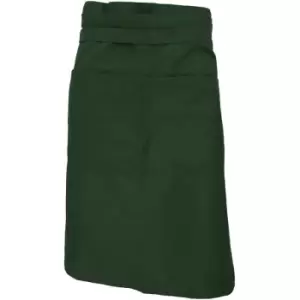Image of SOLS Unisex Greenwich Apron / Barwear (ONE) (Bottle Green) - Bottle Green