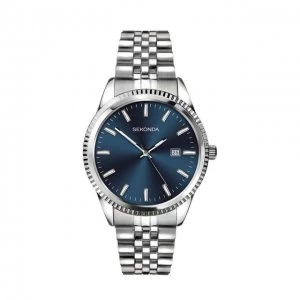 Image of Sekonda Blue Watch - 1640 - silver