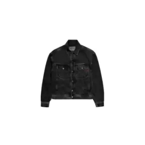 Image of Diesel Lilo Denim Jacket - Black