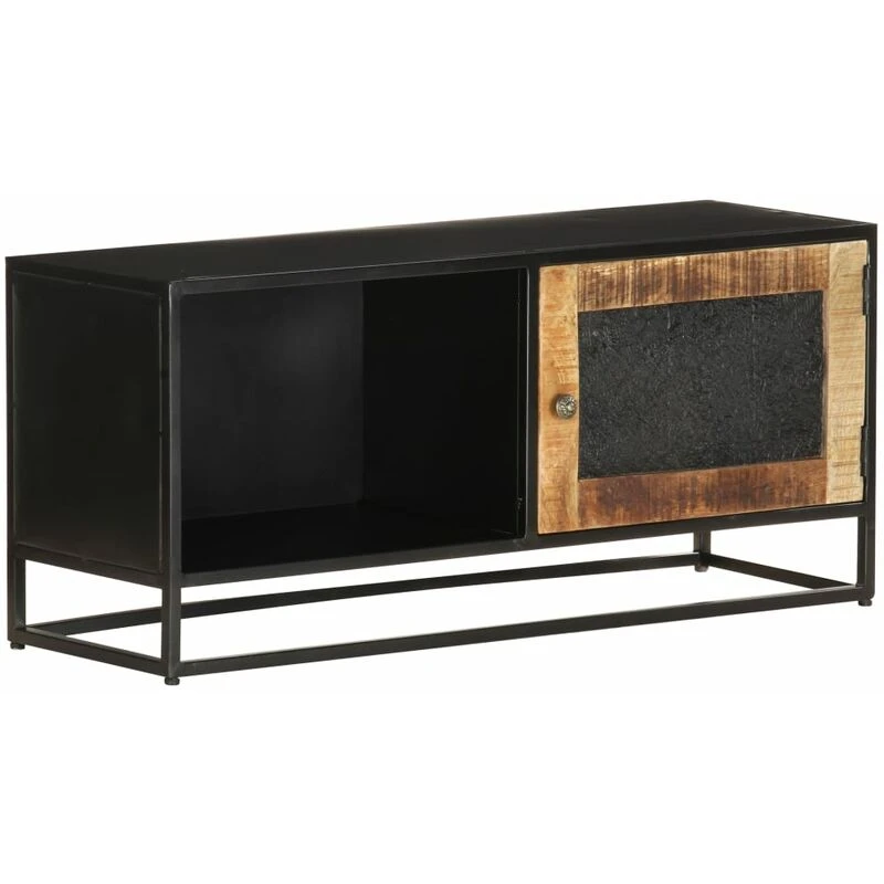Image of VIDAXL TV Cabinet 90x30x40cm Rough Mango Wood Vidaxl 8720286142455