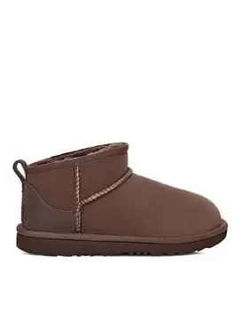 Image of UGG Kids Classic Ultra Mini Classic Boot, Brown, Size 2 Older