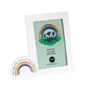 Image of Rainbow Bridge Friends 2352 Pet Wings Photo Frame Portrait