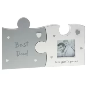Image of Jigsaw Words Photoframe Dad