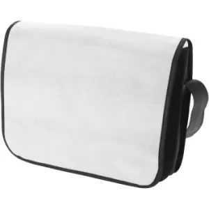 Image of Mission Non Woven Shoulder Bag (36 x 8 x 30 cm) (White) - Bullet
