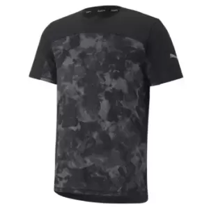 Image of Puma Graphic Short Sleeve T Shirt Mens - Black