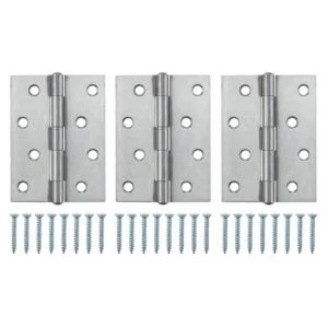 Image of Stainless Steel Butt Hinge Pack of 3