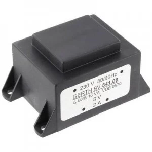 Image of PCB mount transformer 1 x 230 V 1 x 24 V AC 16 VA 666 mA