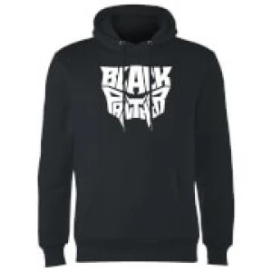 Image of Black Panther Worded Emblem Hoodie - Black - S