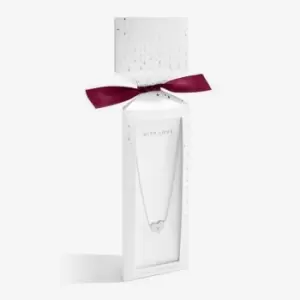 Image of Christmas Cracker With Love Silver 46cm + 5cm Necklace 6285