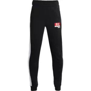 Image of Under Armour Boys Baseline Fleece Pant - Black