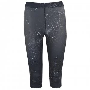 Image of USA Pro Training Capri Tights Junior Girls - Star Cluster