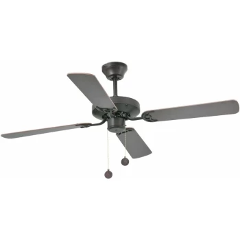 Image of Faro Yakarta Medium Ceiling Fan with / without Light Brown, Wood
