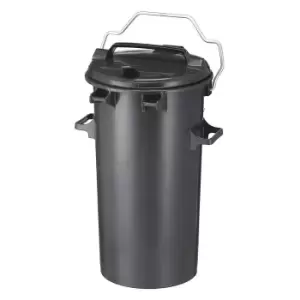 Image of Waste bin system made of plastic, capacity 35 l, with handle and lid