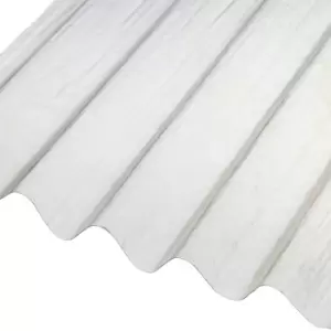 Image of Corrubit Clear Polyester (Pes) Corrugated Roofing Sheet (L)2M (W)950mm (T)0.8mm