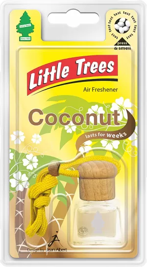 Image of Coconut (Pack Of 24) Little Trees Bottle Air Freshener