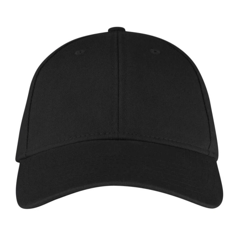 Image of James Harvest Mens L.A Brushed Cotton Baseball Cap in Black Male One Size