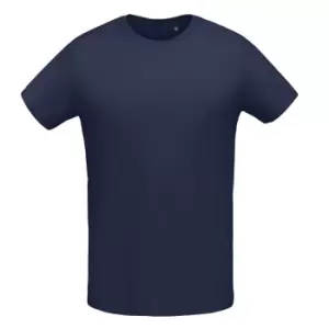 Image of SOLS Mens Martin T-Shirt (L) (French Navy)