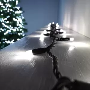 Image of 100 LED 10m Heavy Duty Indoor Outdoor Static Connectable Christmas Lights in Cool White