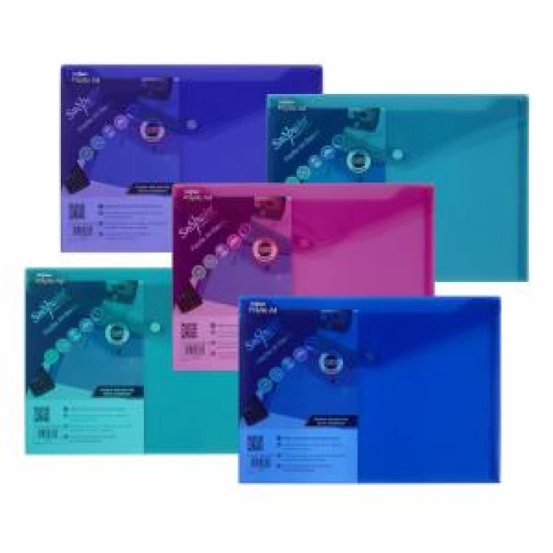 Image of Polyfile A4 Electra Assorted- 5 Files 12844 CTST12844