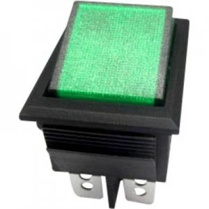 Image of SCI Toggle switch R13 69B 01 GN 250 V AC 10 A 2 x OffOn latch