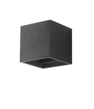 Image of Rubik Paintable Plaster Up Down Wall Lamp, Concrete, G9