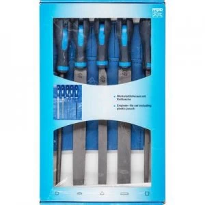 Image of PFERD 11801541 Workshop file set 250 mm cut 1 in PVC roll-up bag including outer carton 250 mm