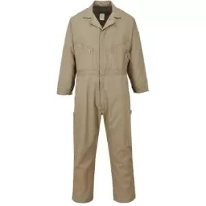 Image of Portwest - C812KHRM - sz M Dubai Coverall - Khaki - Khaki