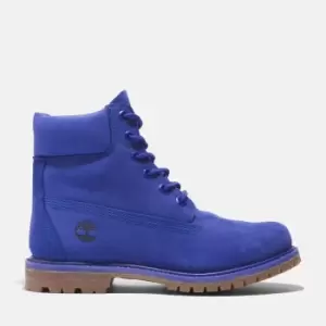 Image of Timberland 50th Edition Premium 6" Waterproof Boot For Her In Blue Blue, Size 5
