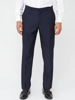 Image of Skopes Tailored Ferry Trousers - Navy Jacquard Weave