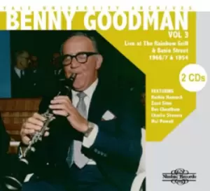 Image of Benny Goodman - Live at the Rainbow Grill and Basin Street - Volume 3 CD Album - Used