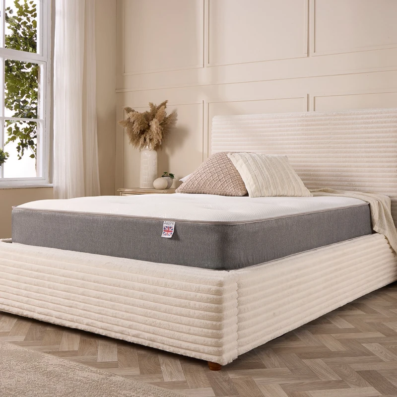 Image of Aspire Aspire Hybrid Tufted Bonnell Mattress in White Size: King White King Unisex 5057632208866
