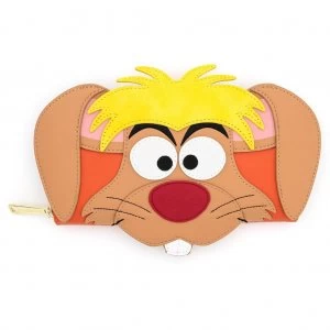 Image of Loungefly Disney Alice In Wonderland The March Hare Zip Around Wallet