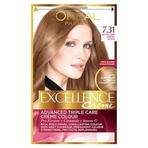 Image of Excellence Creme 7.31 Blonde Beige Hair Dye Blonde