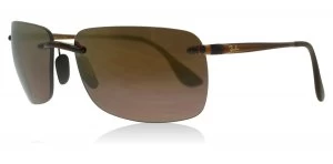 Image of Ray-Ban 4255 Sunglasses Shiny Brown 604/6B Polariserade 60mm