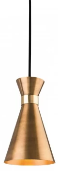 Image of 1 Light Ceiling Pendant Antique Gold, Brass, E27