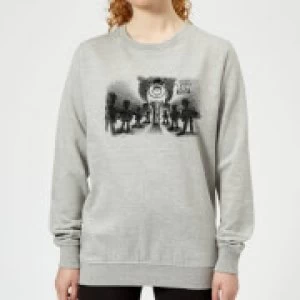 Image of Toy Story Evil Dr Pork Chop Speech Womens Sweatshirt - Grey - S