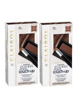 Image of Clairol Clairoll Hair Dye 2.1G Root Touch Up Concealing Powder Red Duo
