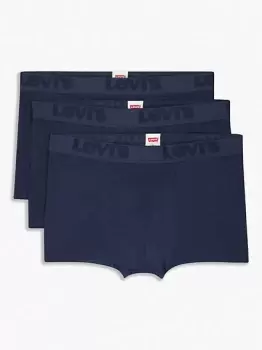 Image of Levis Premium Trunks 3 Pack - Blue