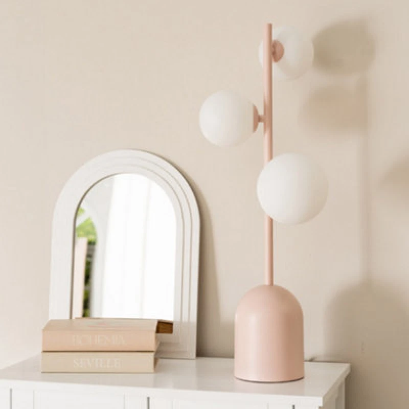 Image of Marlow Blush Pink Table Lamp