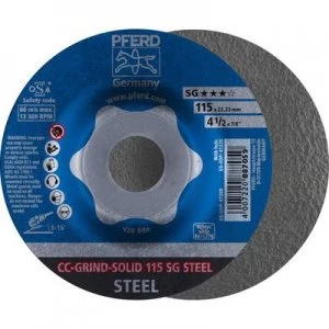 Image of PFERD 64185115 Cc-Grind-Solid Sg Steel Grinding disc 115mm 10 pc(s)