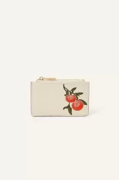 Image of Embroidered Fruit Cardholder