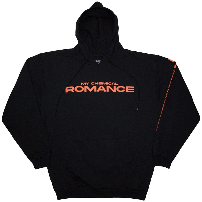 Image of My Chemical Romance My Chemical Romance Men Romance Bullets Back Print Hoodie in Black Size: Small Black S Male 5063806637707