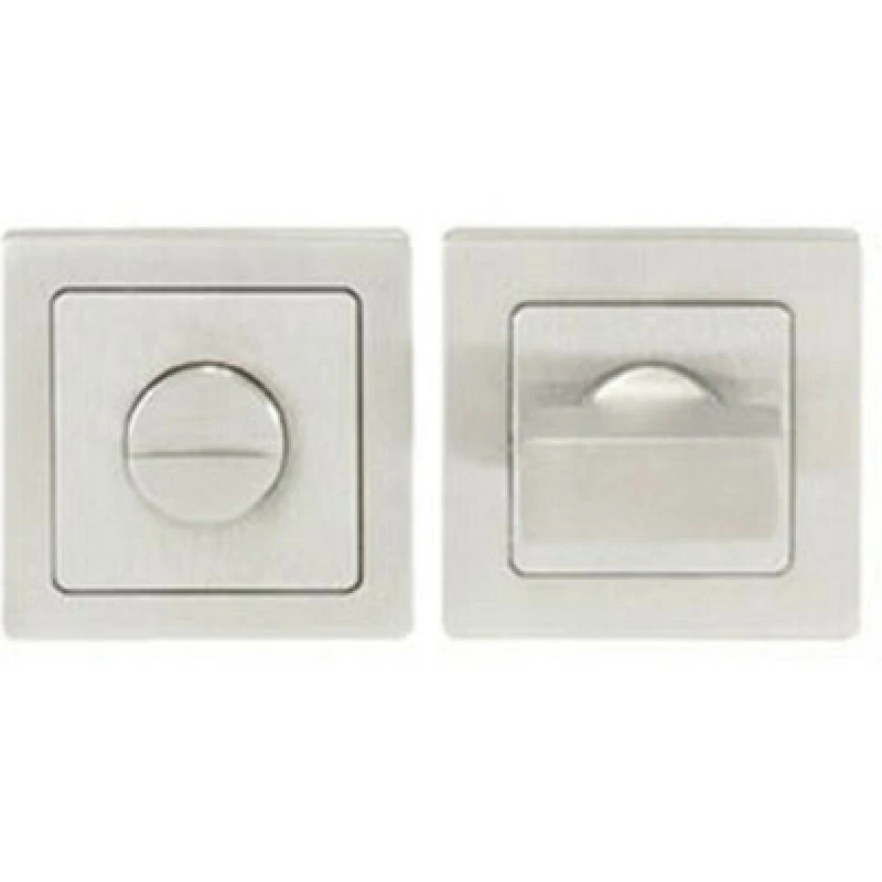 Image of Loops Thumbturn Lock and Release Handle Concealed Fix Square Rose Satin Steel Metallics unisex