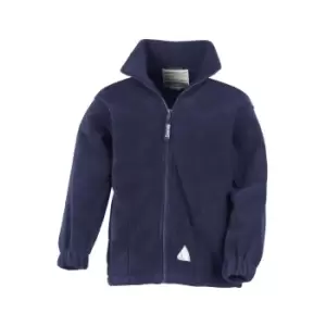 Image of Result Childrens/Kids Full Zip Active Anti Pilling Fleece Jacket (8/10) (Navy Blue)