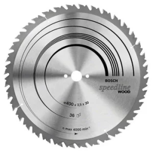 Image of Bosch 2608640684 Table Saw Blade Speedline for Wood 400x30x3.5mm 3...