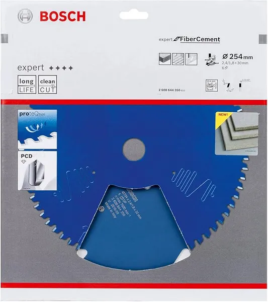 Image of Bosch Fiber Cement Cutting Saw Blade 2608644350 Diameter: 254mm
