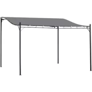 Image of Outsunny - 4m x 3m Gazebo Backyard Pool Garden Pergola Canopy Sun Shade Shelter Soft Top